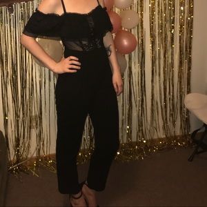 Off-the-Shoulder Express Jumpsuit
